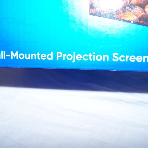 Onn. NWB Wall-Mounted Projection Screen (120") - Picture 2 of 3